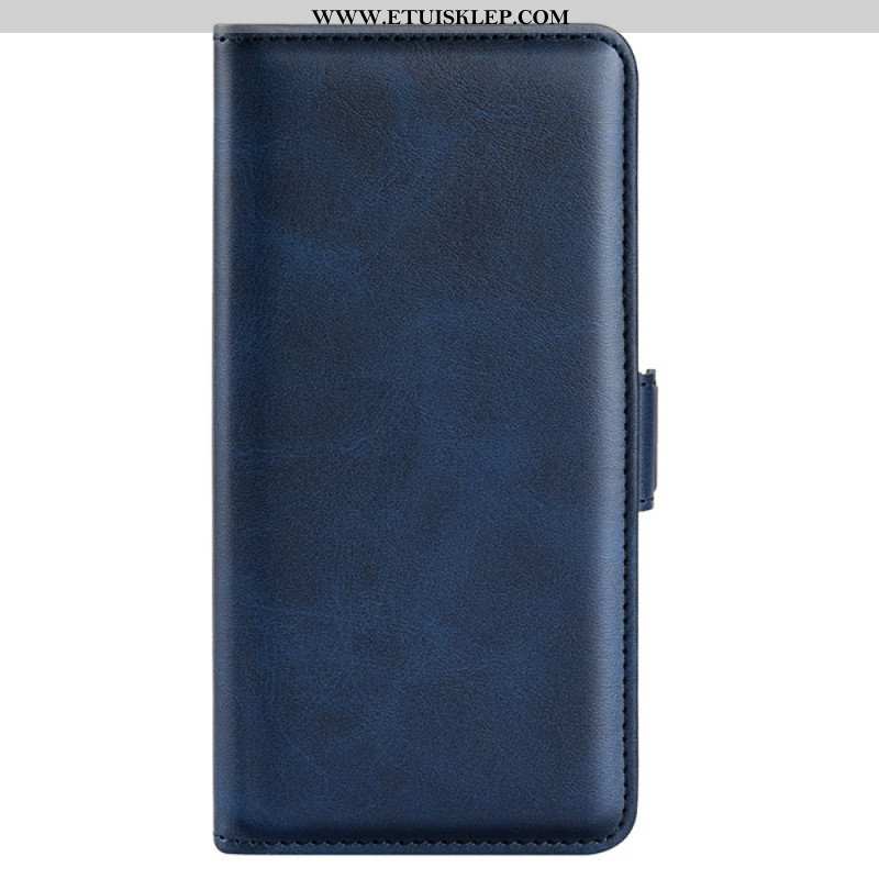 Etui Folio do Huawei P60 Pro Skórzany Futerał Podwójna Klapa